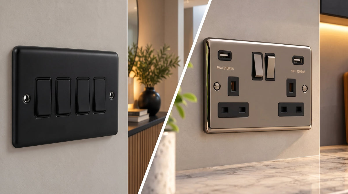 Matt Black vs. Black Nickel for Your Home