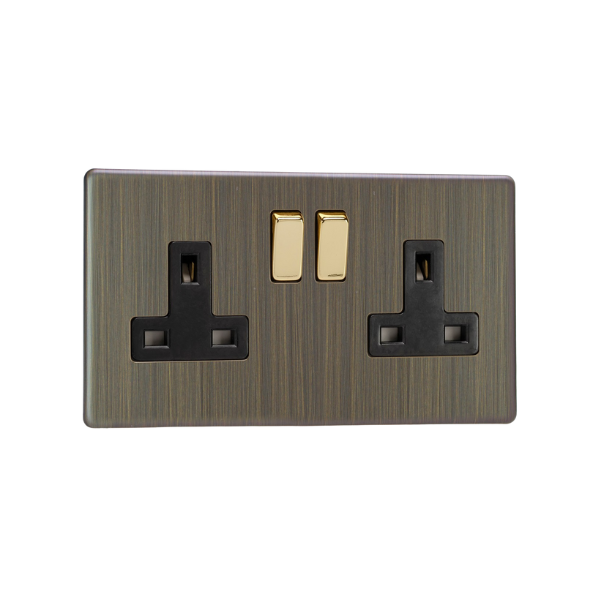 Urban Edge Screwless Antique Brass