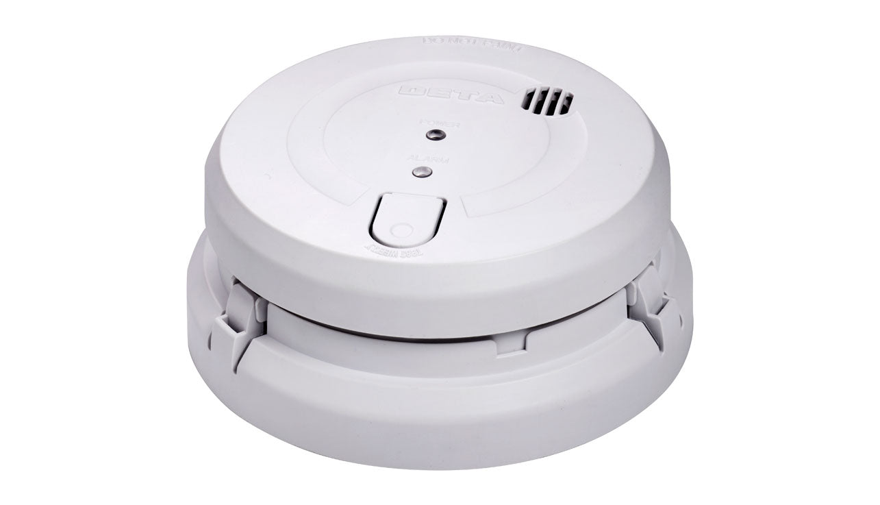 Deta Smoke Alarm 240V 9V Battery Back Up 1163 image 0