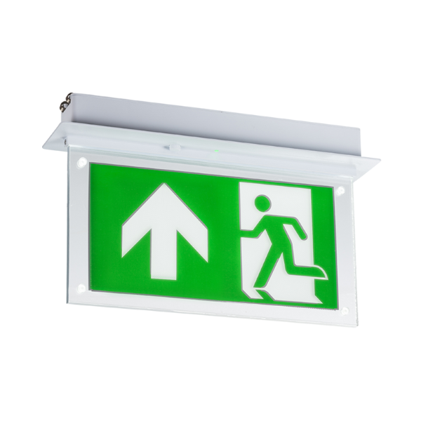 230V 2W Recessed LED Emergency Exit sign EMLRECL image 0