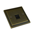 Antique Brass Telephone BT Secondary Socket R44AB image 0