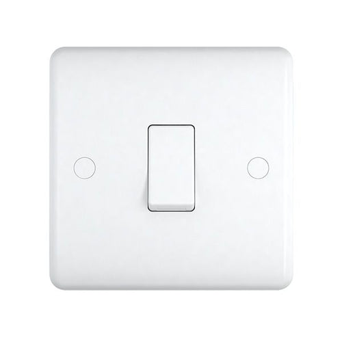 1 Gang Single 10a Light Switch ST01W image 0