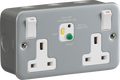 13A 2G DP RCD Switched Socket - 30mA (Type A) - MC07RCD image 0