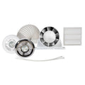 Aura 100T Shower Fan Light Kit With LED image 0