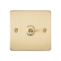 Brushed Brass 10AX 1G Intermediate Toggle Switch - FP12TOGBB image 0