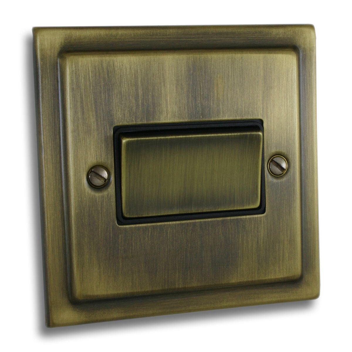 Victorian Antique Brass Fan Isolator Switch - V53AN image 0