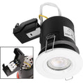 White Fixed Fire Rated Downlight GU10 IP20 with Quick Connectors VUEP542 image 0