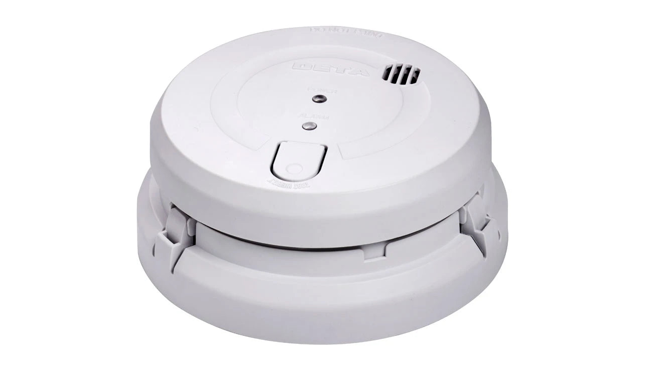 Deta 1164 - Optical Smoke Alarm 240V with 10 Year Sealed Lithium Battery Back Up