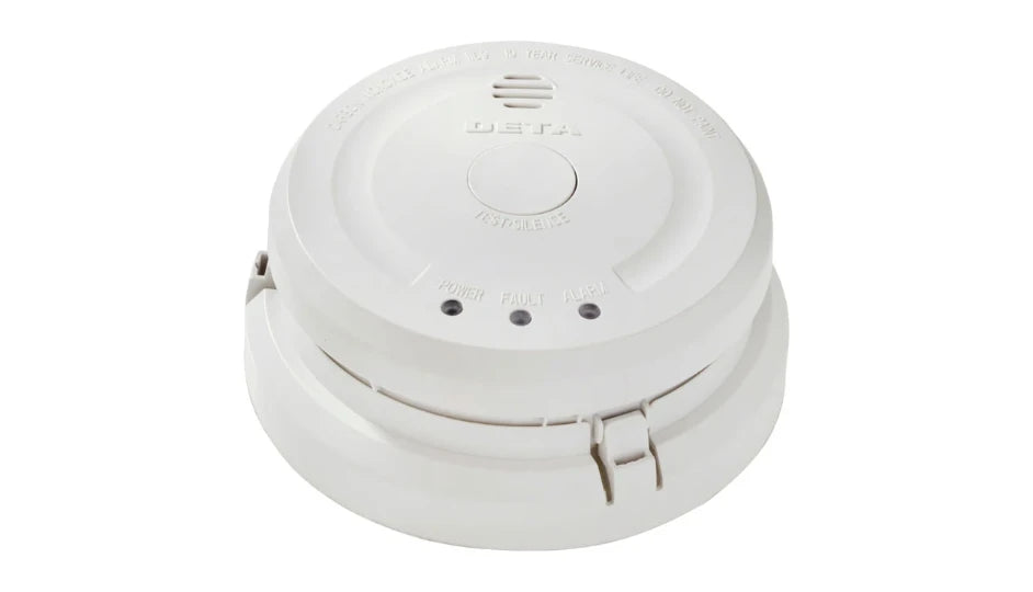 Deta 1169 - Carbon Monoxide Alarm 240V with 9V Replaceable Battery Back Up