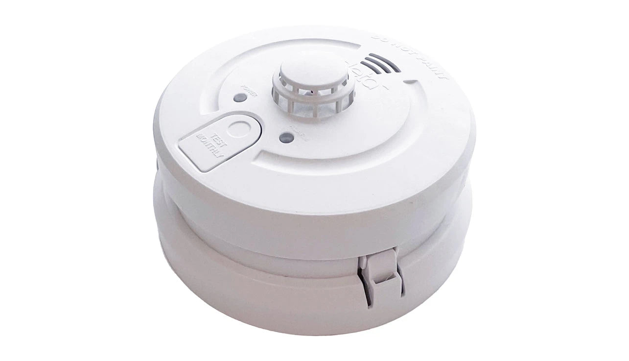 Deta 1171 - Combined Optical Smoke and Heat Alarm 240V with 10 Year Sealed Lithium Battery Back Up