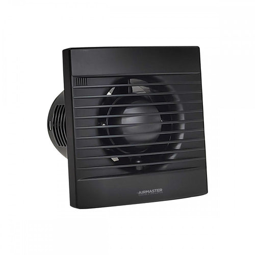 4" Extractor Fan with Timer - Matt Black - XF4TB image 0