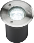 230V IP65 3W LED Stainless Steel Recessed Ground Light - 6000K - LEDGL3D image 0