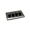 Definition 4 Gang 250W Dimmer Switch D13BN image 0