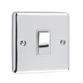 Polished Chrome 1 Gang Intermediate Light Switch - W05PCW image 0
