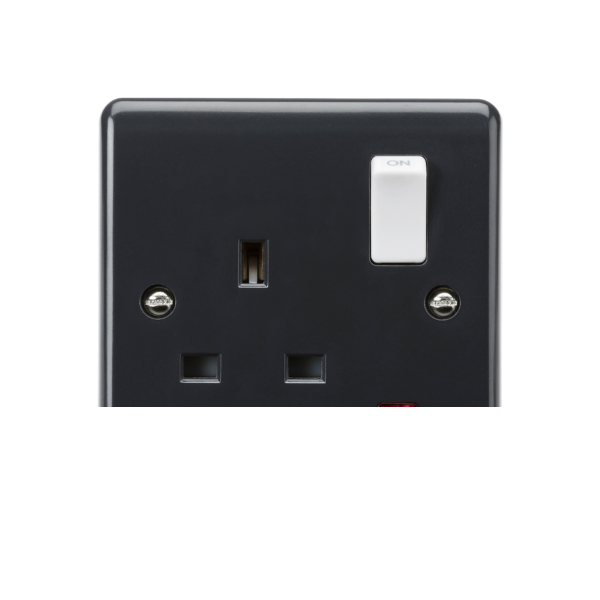 13A 1G DP Switched Socket with Neon [Part M compliant] image 0