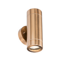 230V IP65 GU10 2 x 35W Up & Down Wall Light - Copper - WALL2LC image 0