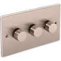 Urban Edge 3 Gang 250W Dimmer Switch - UE12BC image 0