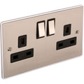 Urban Edge Double 2 Gang 13a Socket UE07BCB image 0