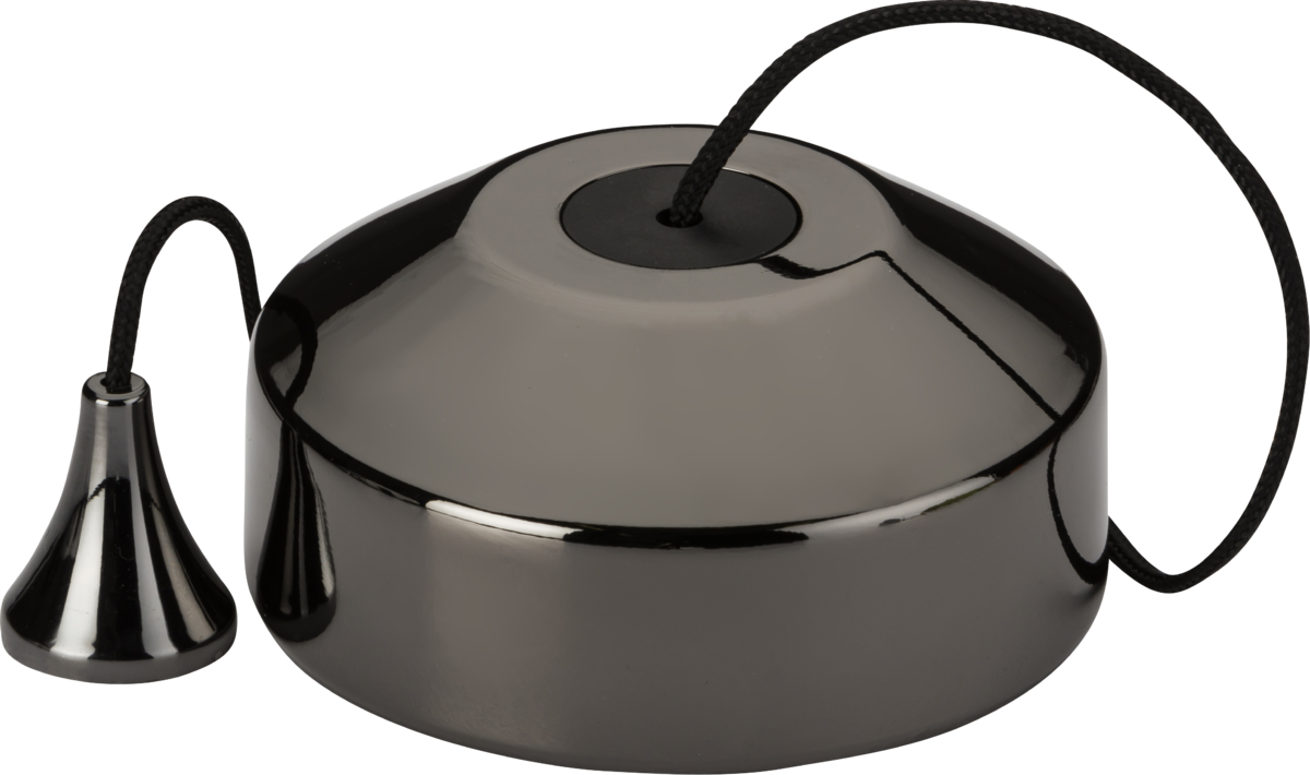 Knightsbridge Black Nickel 10a Lighting Pull Cord 10a - 8300BN image 0