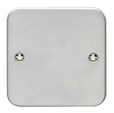 1 Gang Blank Plate - Metal Clad MC49 image 0