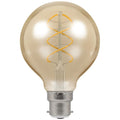 LED G80 Spiral Filament Antique • Dimmable • 6W • 2200K • BC-B22d image 0