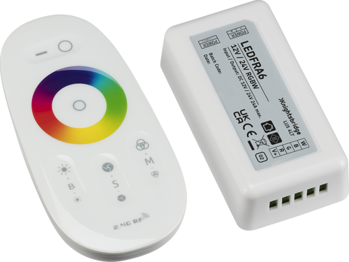 12V / 24V RF Touch Controller and Remote - RGBW - LEDFRA6 image 0