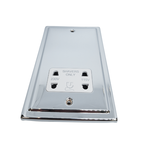 Regency Polished Chrome Shaver Socket - R48PCW image 0