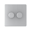 2 Gang 400W Dimmer Switch - SG23BCB image 0