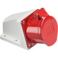 415V IP44 16A Angled Surface Mount Socket 3P+N+E image 0