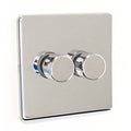 2 Gang 250W Dimmer Switch - SG11PCW image 0
