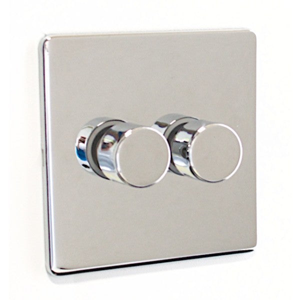 2 Gang 250W Dimmer Switch - SG11PCW image 0