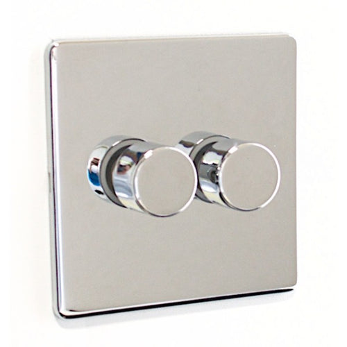 2 Gang 250W Dimmer Switch - SG11PCW image 0