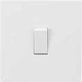 1 Gang Single 10a Light Switch Square Edge -  SN2000 image 0