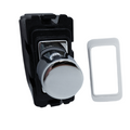 Polished Chrome Grid Dimmer Switch 400W – DM400PC image 0
