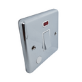 Polished Chrome 20A Double Pole Switch - W37PCW image 0