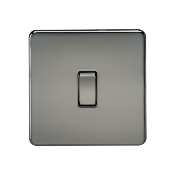 Black Nickel 20A 1G DP Switch - SF8341BN image 0