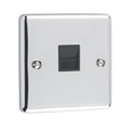 Polished Chrome Telephone BT Slave Socket - W44PCB image 0