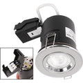 Polished Chrome Fixed Fire Rated Downlight GU10 IP20 with Quick Connectors VUEP543 image 0