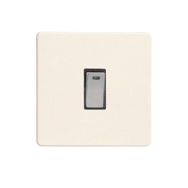 Varilight Primed 1-Gang 20A Double Pole Rocker Switch + Neon Indicator Light - XDY20NDS.PD image 0