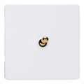 Varilight Primed 1-Gang 10A Intermediate Toggle Switch with Brass Toggle - XDYT7VS.PD image 0