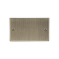 Antique Brass 2G Blanking Plate - CS86AB image 0