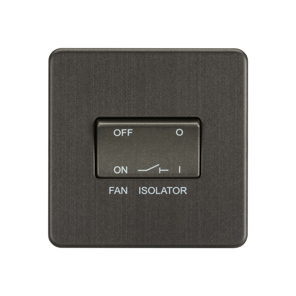 Smoked Bronze 10AX Fan Isolator Switch - SF1100SB image 0
