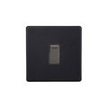 Matt Black Urban Screwless 1-Gang 20A Double Pole Rocker Switch + Neon Indicator Light XDY20NS.MB image 0