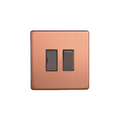 Brushed Copper Urban Screwless 13A Switched Fused Spur XDY6S.BC image 0