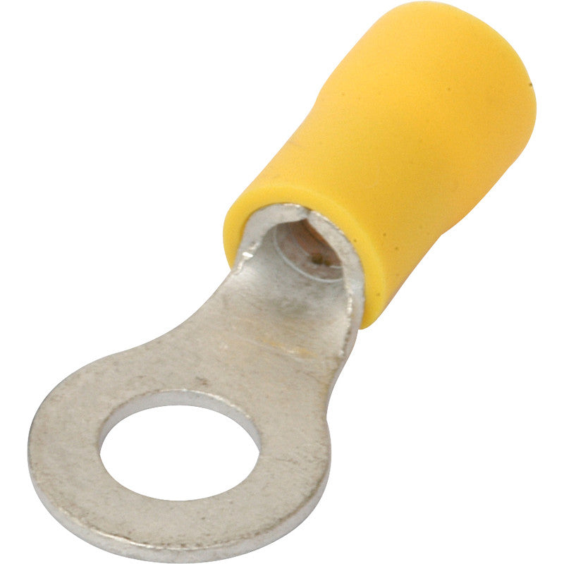 Ring Lug Connector 6.0mm x 5.3mm Yellow - 100pcs - YIR53 image 0