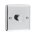 Polished Chrome 1 Gang 150W IN25 LED Dimmer - W10PC-IN25 image 0