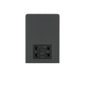 Anthracite 115V/230V Dual Voltage Shaver Socket with Black Insert - SF8900AT image 0