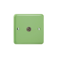 Beryl Green1-Gang TV Socket, Co-Axial XY8.BG image 0