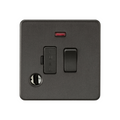 Smoked Bronze 13A Switched Fused Spur with Neon and Flex Outlet - SF6300FSB image 0