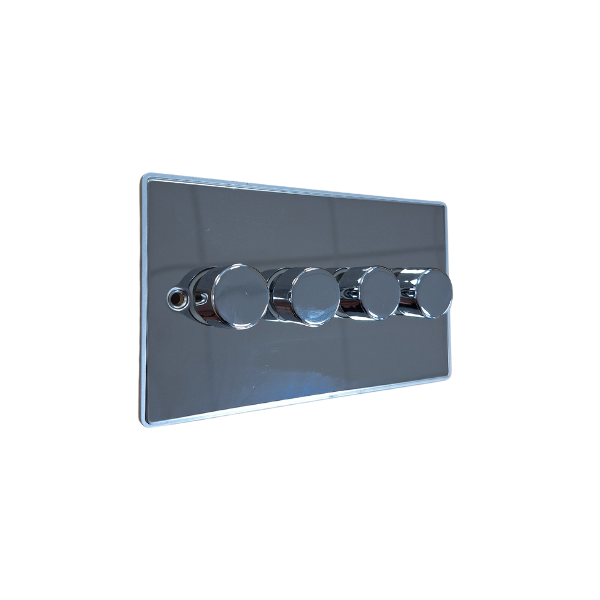 4 Gang 250W Dimmer Switch - UE13PCW image 0
